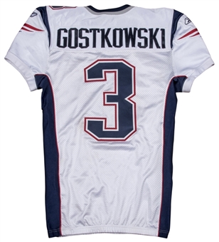2009 Stephen Gostkowski Game Used New England Patriots Road Jersey (NFL PSA/DNA)